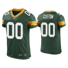 Men Green Bay Packers #00 Custom Green Classic Vapor Elite Jersey