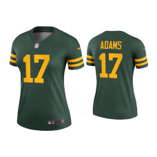 Women Green Bay Packers #17 Davante Adams Green Alternate Legend Jersey