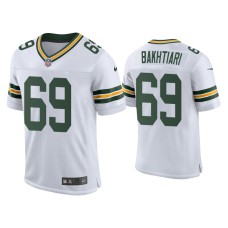 Men Green Bay Packers #69 David Bakhtiari White Classic Vapor Elite Jersey