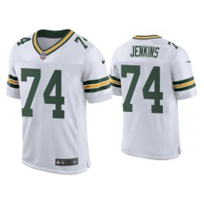 Men Green Bay Packers #74 Elgton Jenkins White Classic Vapor Elite Jersey