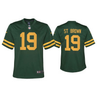 Youth Green Bay Packers #19 Equanimeous St. Brown Green Alternate Game Jersey