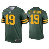 Men Green Bay Packers #19 Equanimeous St. Brown Green Alternate Legend Jersey