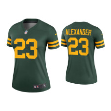 Women Green Bay Packers #23 Jaire Alexander Green Alternate Legend Jersey