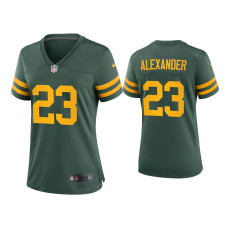 Women Green Bay Packers #23 Jaire Alexander Green Alternate Game Jersey