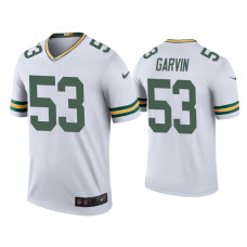 Men Green Bay Packers #53 Color Rush Legend Jonathan Garvin White Jersey