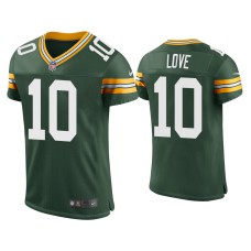 Men Green Bay Packers #10 Jordan Love Green Classic Vapor Elite Jersey