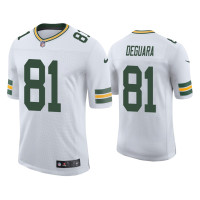 Men Green Bay Packers #81 Josiah Deguara Vapor Limited White Jersey