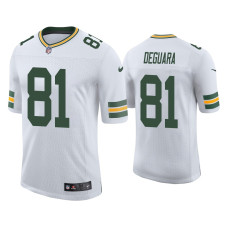 Men Green Bay Packers #81 Josiah Deguara Vapor Limited White Jersey