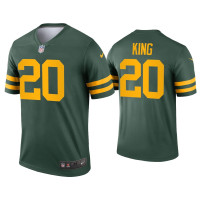 Men Green Bay Packers #20 Kevin King Green Alternate Legend Jersey