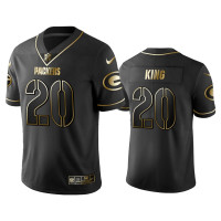 Men Green Bay Packers #20 2019 Golden Edition Vapor Untouchable Limited Kevin King Black Jersey - Men's