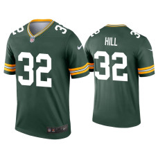 Men Green Bay Packers #32 Kylin Hill Green Legend Jersey