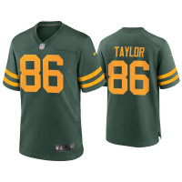 Men Green Bay Packers #86 Malik Taylor Green Alternate Game Jersey