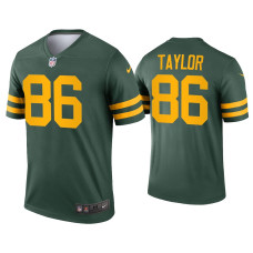 Men Green Bay Packers #86 Malik Taylor Green Alternate Legend Jersey