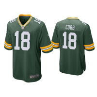 Men Green Bay Packers #18 Randall Cobb Green Game Jersey