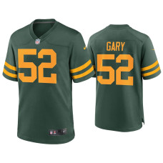 Men Green Bay Packers #52 Rashan Gary Green Alternate Game Jersey