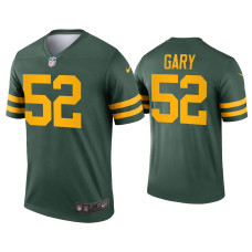 Men Green Bay Packers #52 Rashan Gary Green Alternate Legend Jersey