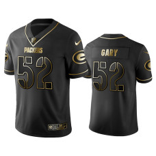 Men Green Bay Packers #52 2019 Golden Edition Vapor Limited Packers Rashan Gary Black Jersey