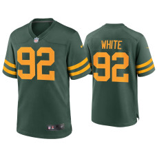 Men Green Bay Packers #92 Reggie White Green Alternate Game Jersey