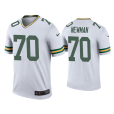 Men Green Bay Packers #70 Color Rush Legend Royce Newman White Jersey