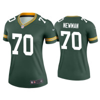 Women Green Bay Packers #70 Royce Newman Green Legend Jersey