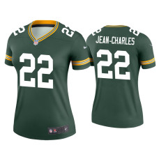 Women Green Bay Packers #22 Shemar Jean-Charles Green Legend Jersey