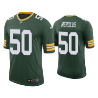 Men Green Bay Packers #50 Vapor Limited Whitney Mercilus Packers Green Jersey