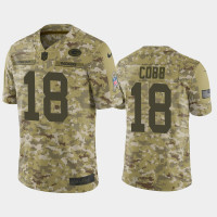 Men Green Bay Packers #18 Randall Cobb Nike Salute to Service Limited Jersey - Camo