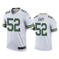 Men Green Bay Packers #52 Rashan Gary White NFL Draft Color Rush Legend Jersey