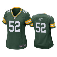 Men Green Bay Packers #52 Rashan Gary Green NFL Draft Game Jersey