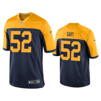 Men Green Bay Packers #52 Rashan Gary Navy NFL Draft Game Jersey