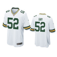 Men Green Bay Packers #52 Rashan Gary White NFL Draft Game Jersey