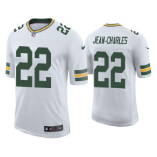 Men Green Bay Packers #22 Shemar Jean-Charles Vapor Limited White Jersey