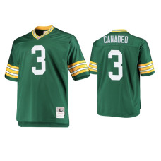 Men Green Bay Packers #3 Tony Canadeo Green Throwback Retired Jersey