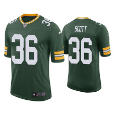 Men Green Bay Packers #36 Vapor Limited Vernon Scott Packers Green Jersey