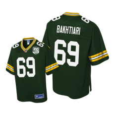 Youth Green Bay Packers #69 Green David Bakhtiari Pro Line Jersey