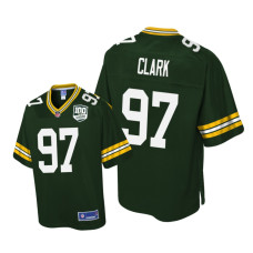 Youth Green Bay Packers #97 Green Kenny Clark Pro Line Jersey