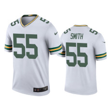 Men Green Bay Packers #55 Color Rush Legend Za'Darius Smith White Jersey